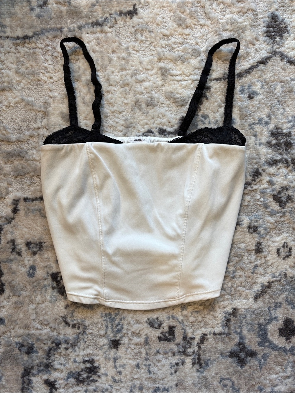 Garage Peekaboo Bustier Top
